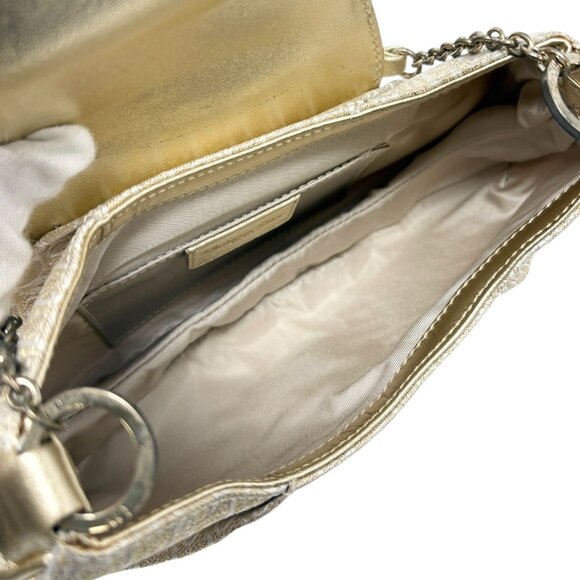 Christian Dior Vintage 2002 Trotter Monogram Chain Mini Bag Pchette [106217] - Picture 14 of 16